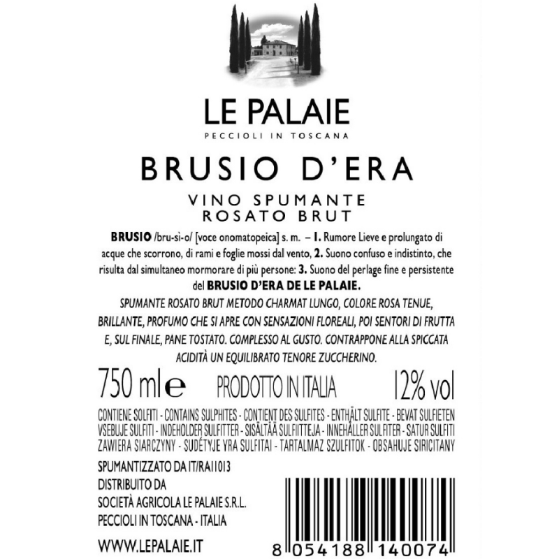 Speciale Box Bollicine (6 Anc'ora 2021 Bianco Frizzante + 6 Brusio D'Era No Vintage spumante rosato) Le Palaie - 2