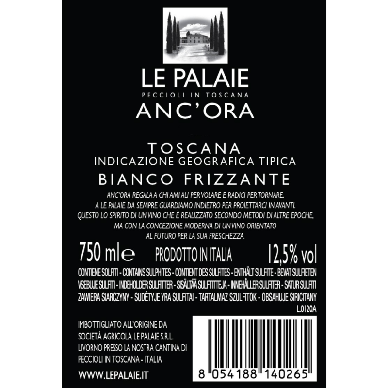 Speciale Box Bollicine (6 Anc'ora 2021 Bianco Frizzante + 6 Brusio D'Era No Vintage spumante rosato) Le Palaie - 3